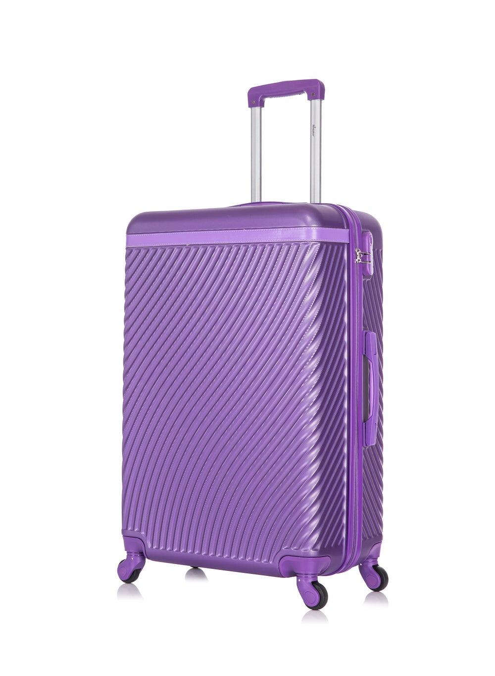 SENATOR KH1065 Elite Purple Hard Case Spinner Suitcase - Image 1