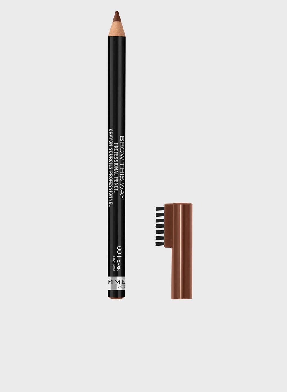 Brow This Way Dark Brown Eyebrow Pencil - 001 - Image 1