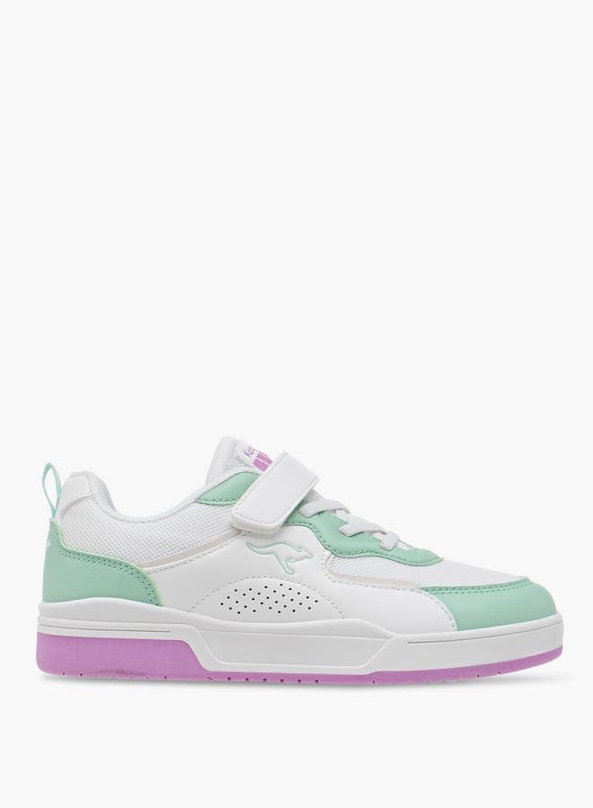 Ck25125Gpgreen Elegance in Motion: Boys' Colourblock Sneakers - Image 1
