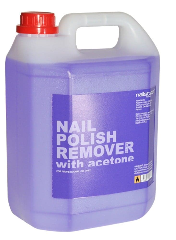 Elegant Purple Nail Polish Remover, 5L - Unisex - Image 1