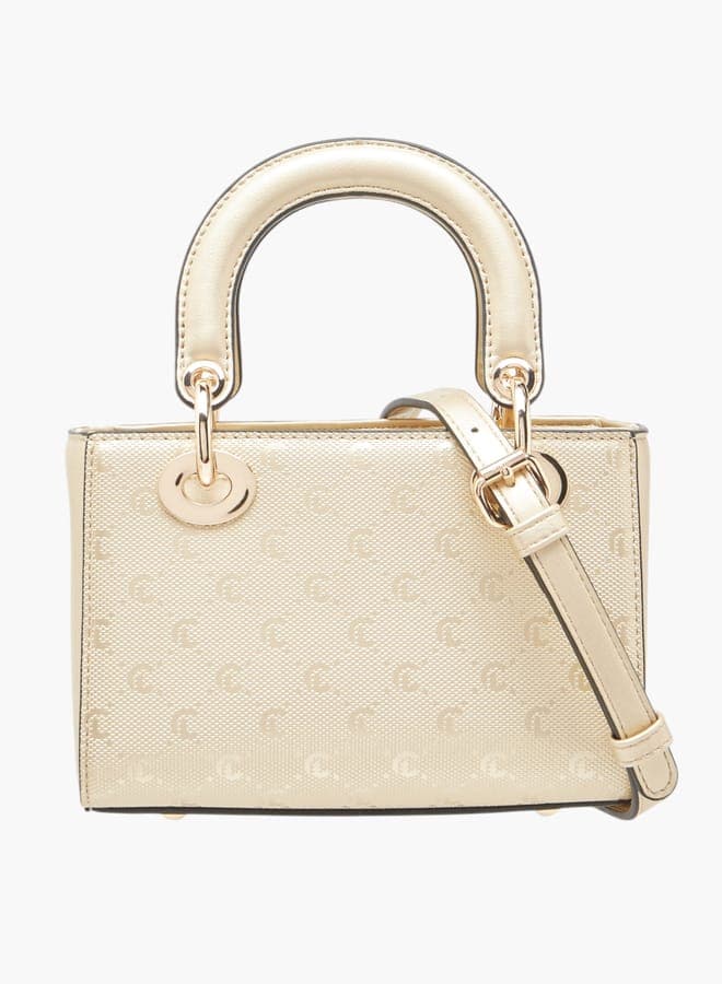 Le Confort Embossed Monogram Tote – Timeless Elegance for Women - Image 1