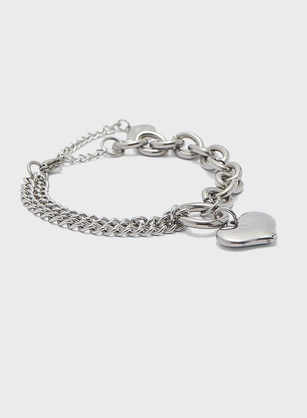 Celovis Saint Heart Titanium Bracelet - Elegant Hypoallergenic Accessory - Image 1