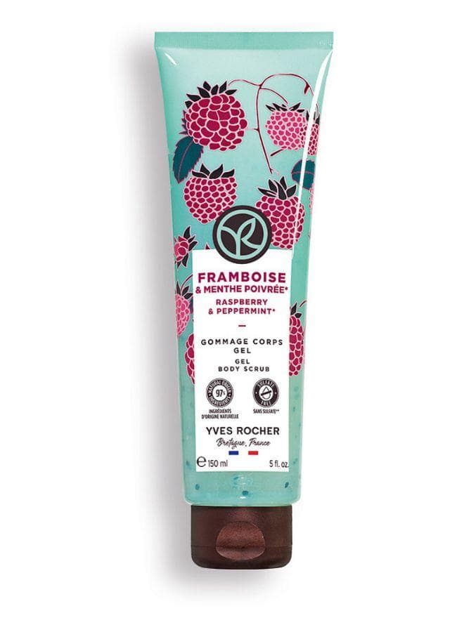 Raspberry Peppermint Velvet Skin Scrub 150ML - Image 1