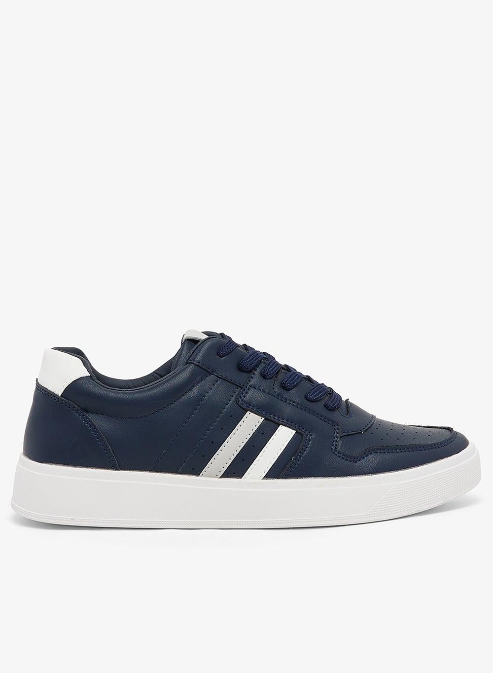 Navy W888 H608 Low-Top Casual Sneakers for Men - Image 1