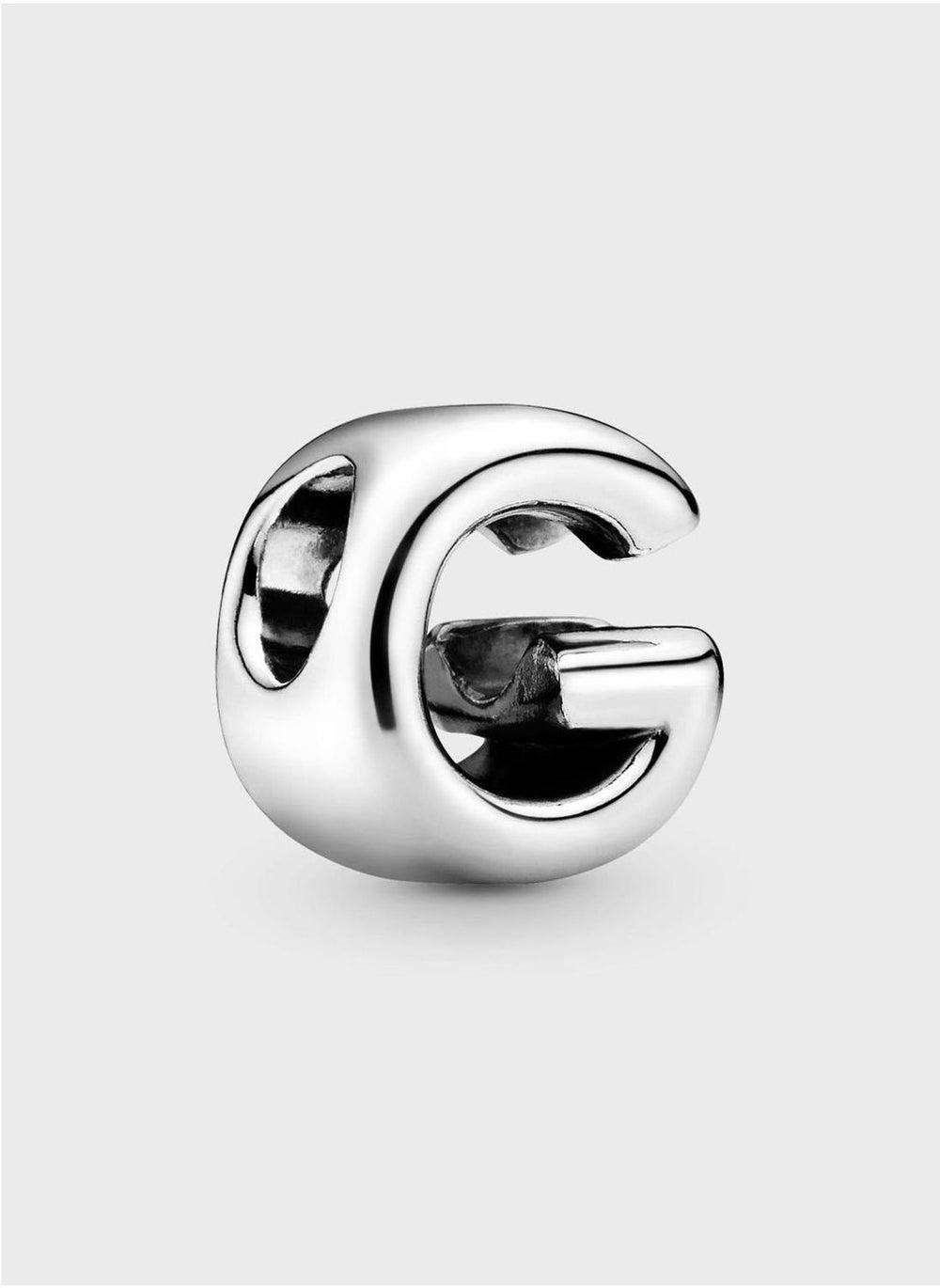 PANDORA Sterling Silver 'G' Alphabet Charm for Women - Image 1