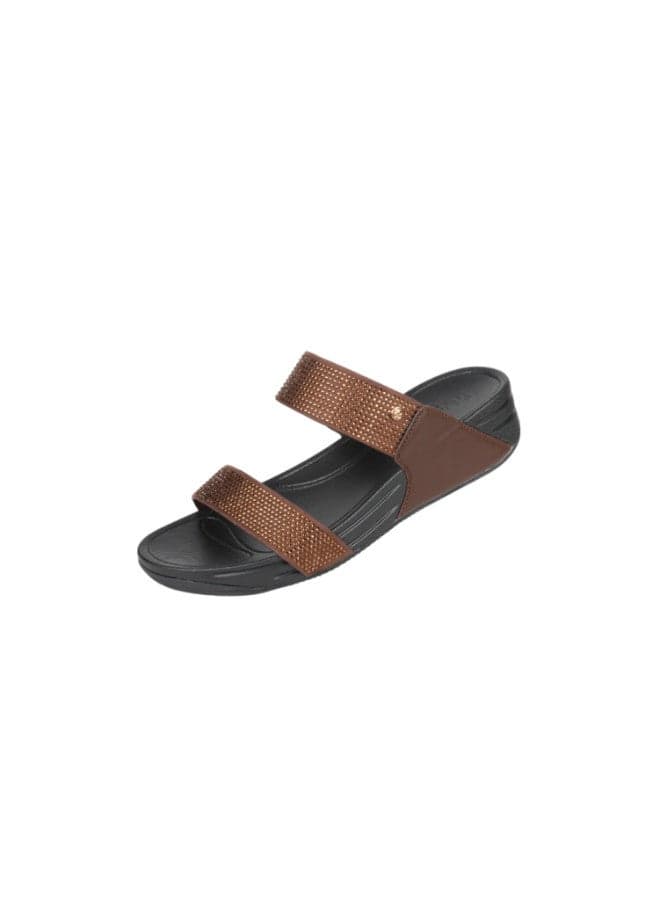 Michelle Morgan 414RJ67A Coffee Ladies Casual Sandals - Image 1