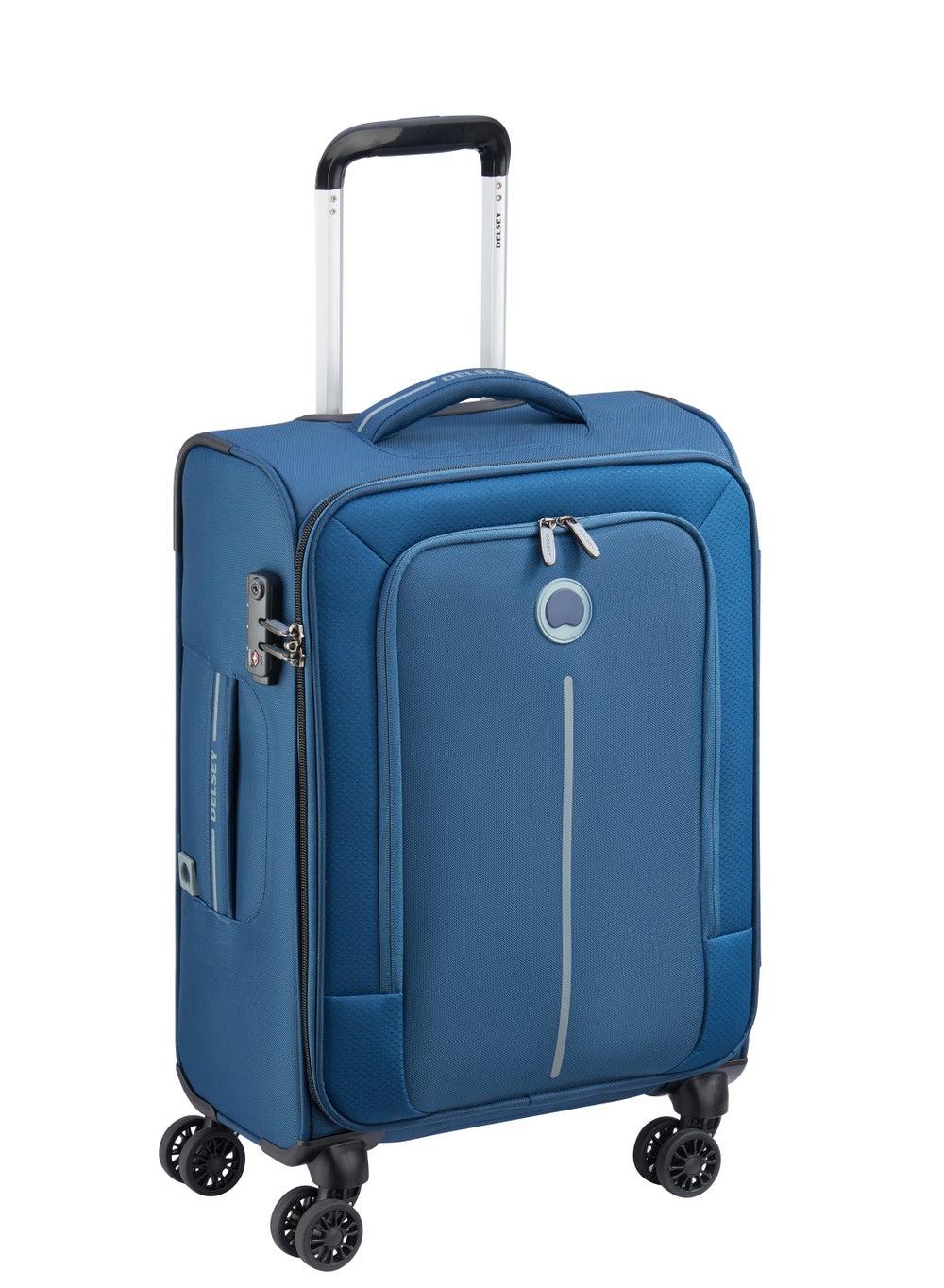 DELSEY Paris Caracas 55cm Night Blue Expandable Cabin Luggage - Image 1