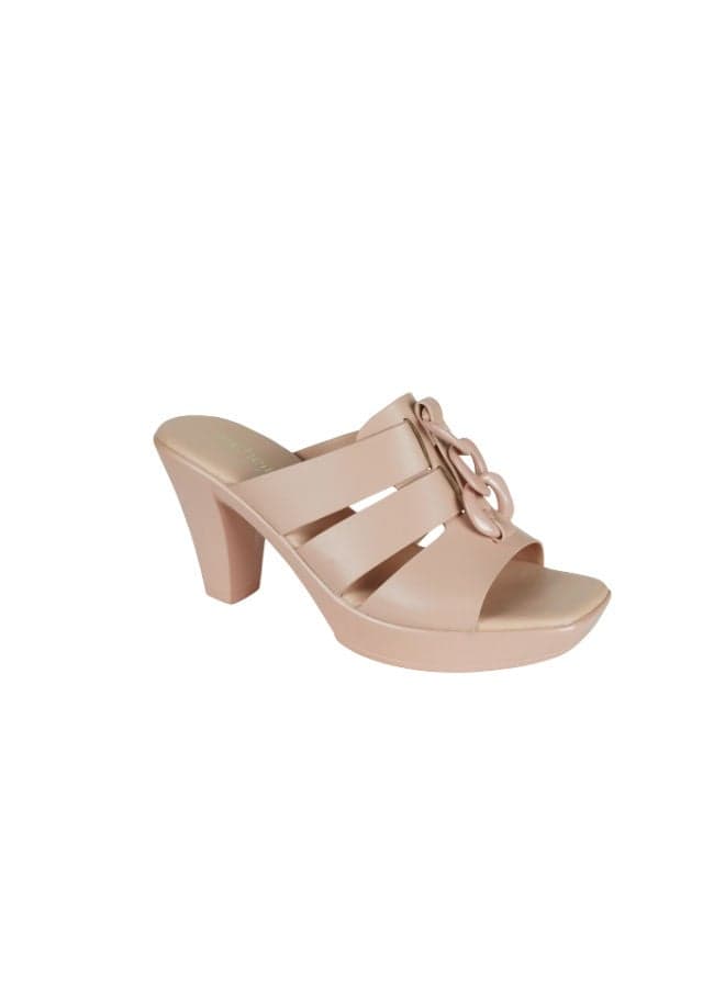 Michelle Morgan 092-2557 Elegance Heeled Sandals in Nude - Image 1