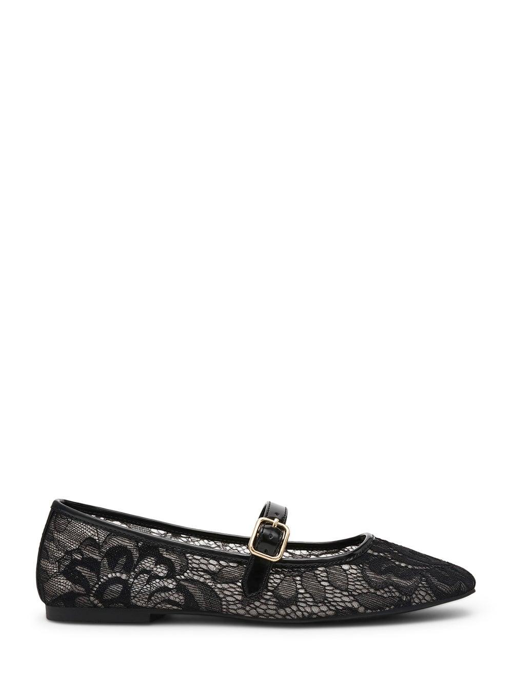 Wildflowerl Ballerinas in BLK LACE - Elegance Redefined - Image 1