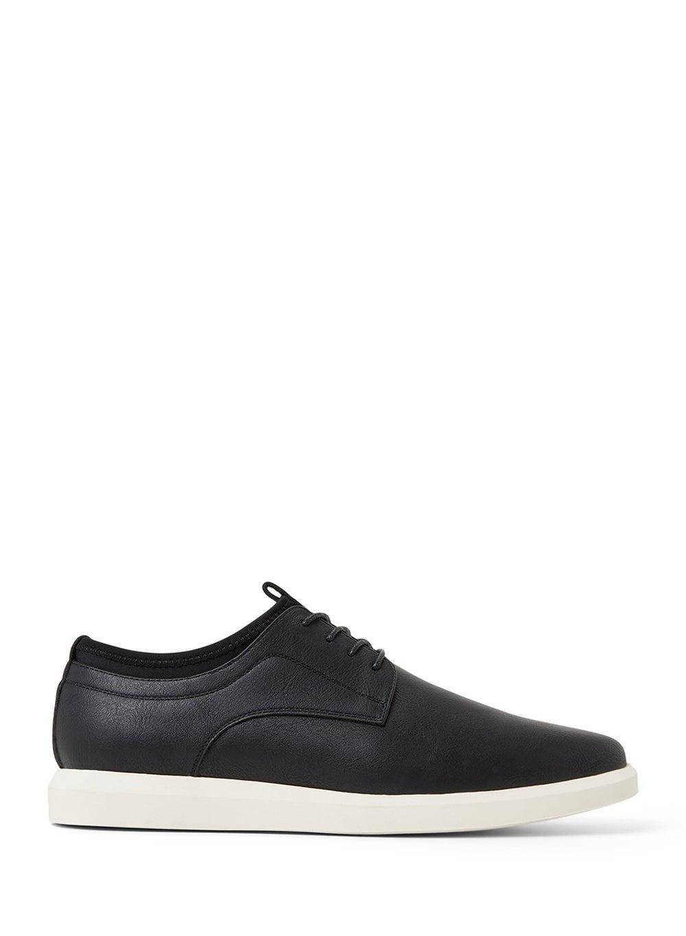 Colbert001 Casual Black Lace-Ups: Elegance Meets Comfort - Image 1