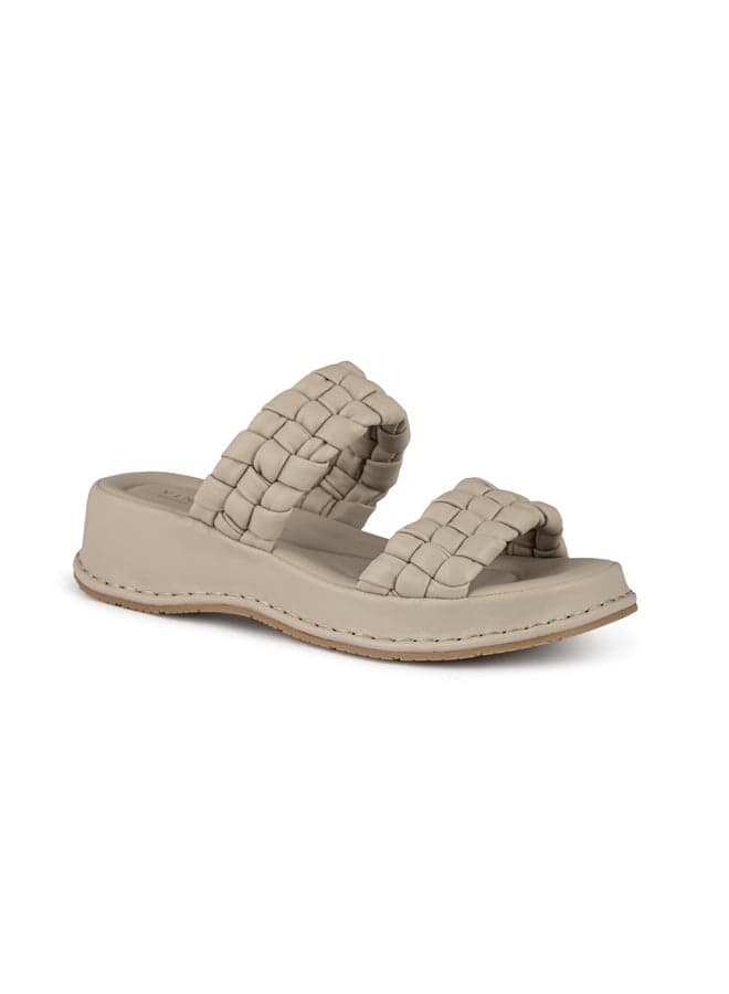 Vi20454293 Elegant Grey Multi-Strap Wedge Sandals for Women - Image 1