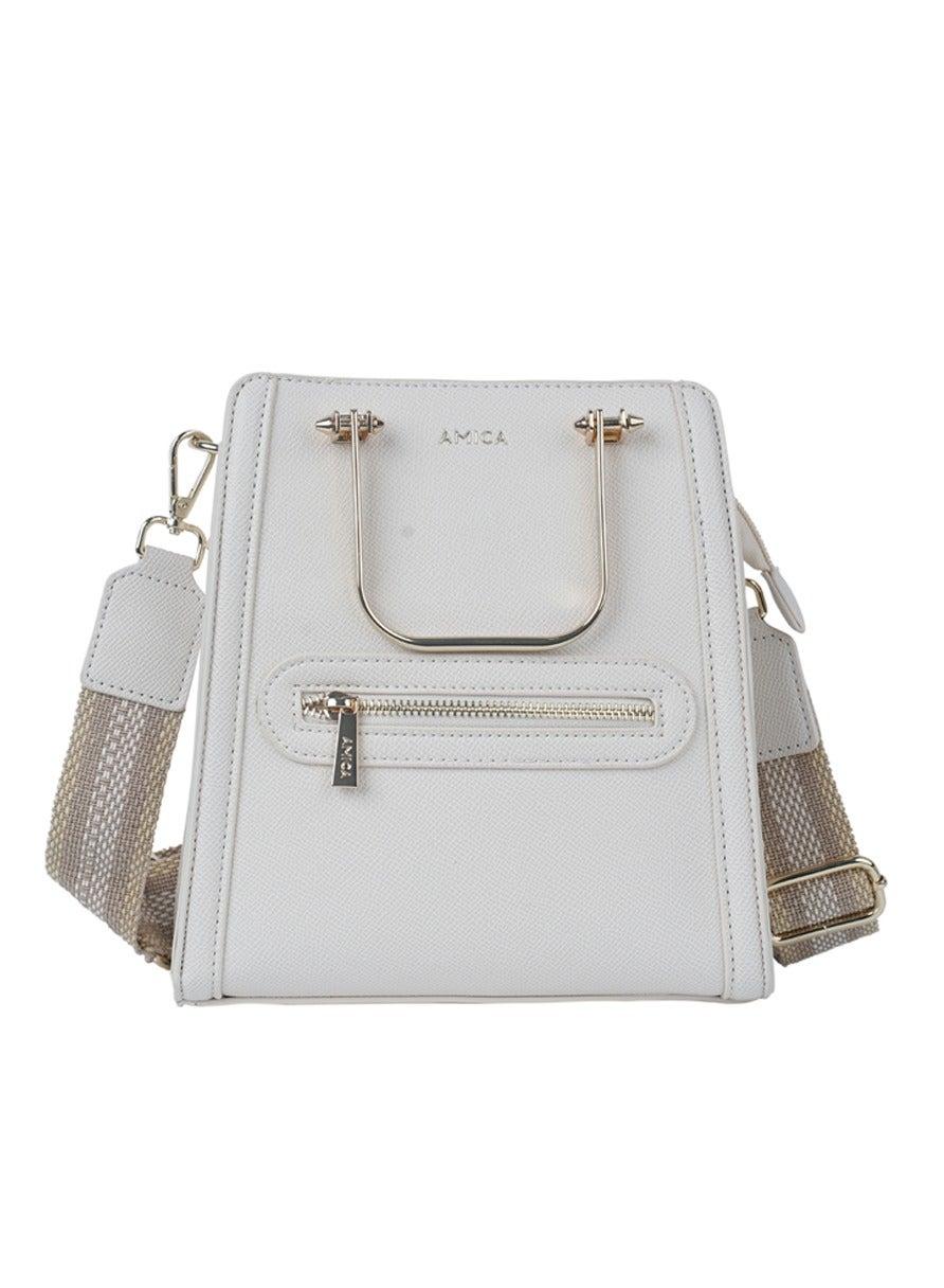 AMICA Aurelia Elegant Crossbody with Gold-Embellished Handle - Image 1