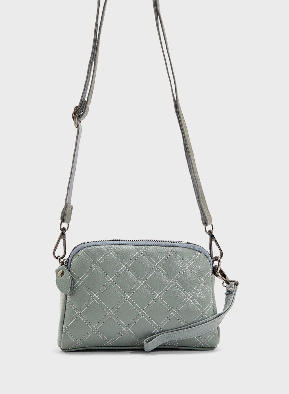 ELLA Quilted Elegance: Timeless Women's Crossbody - Image 1