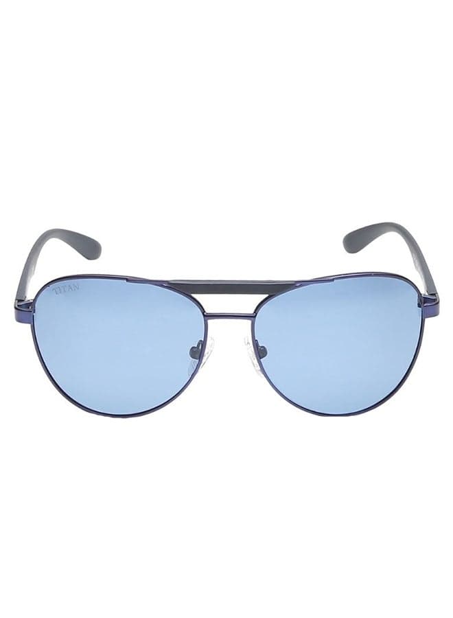 TITAN Blue Aviator Classic Sunglasses for Men - Image 1