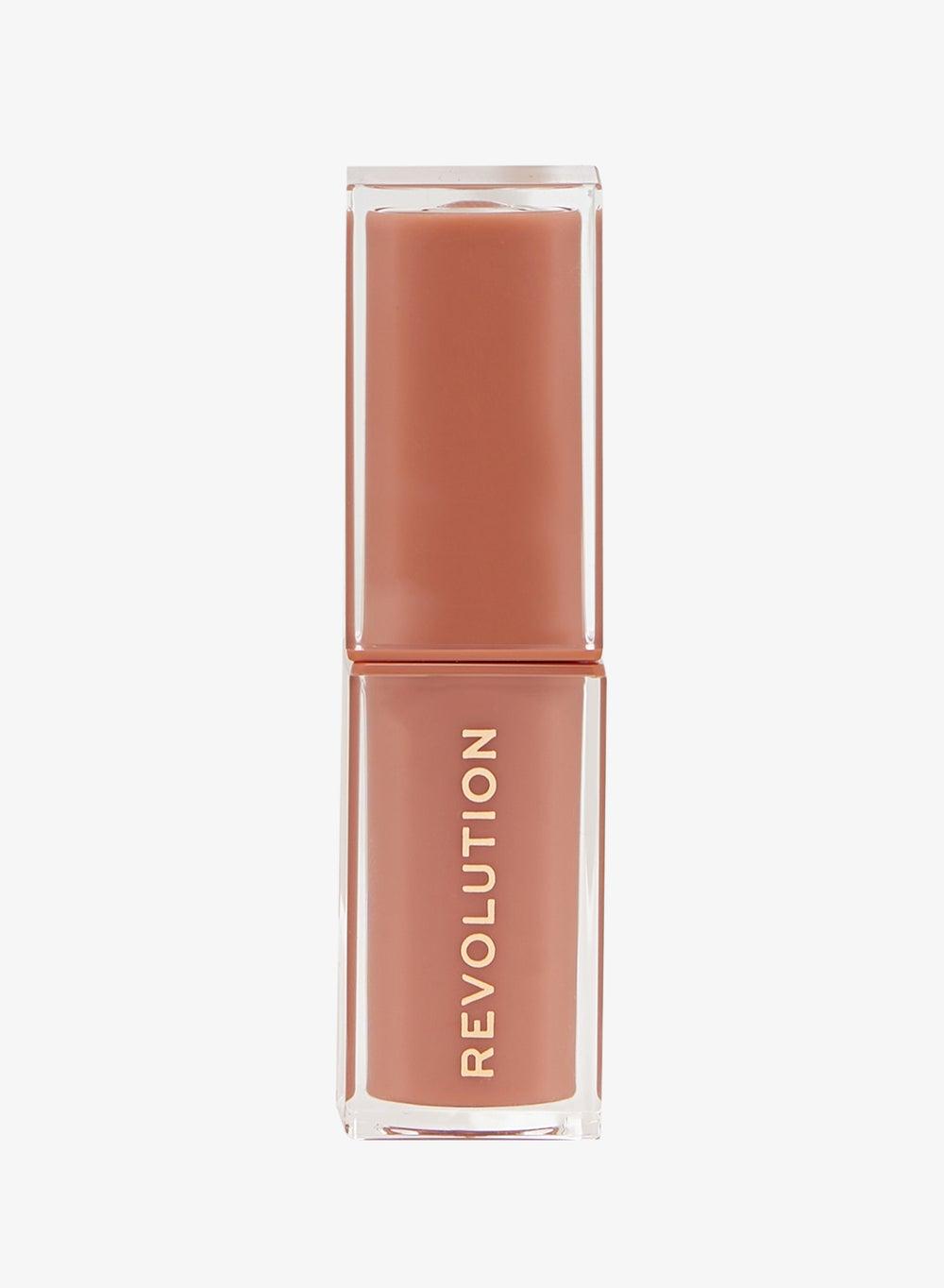 Revolution Pout Shine Glossy Blushed Pink Lipstick 1840606 - Image 1