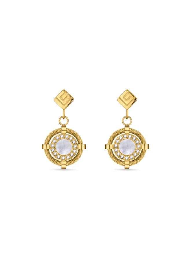 Guy Laroche Camille Gold-Plated Earrings with Crystals - Image 1