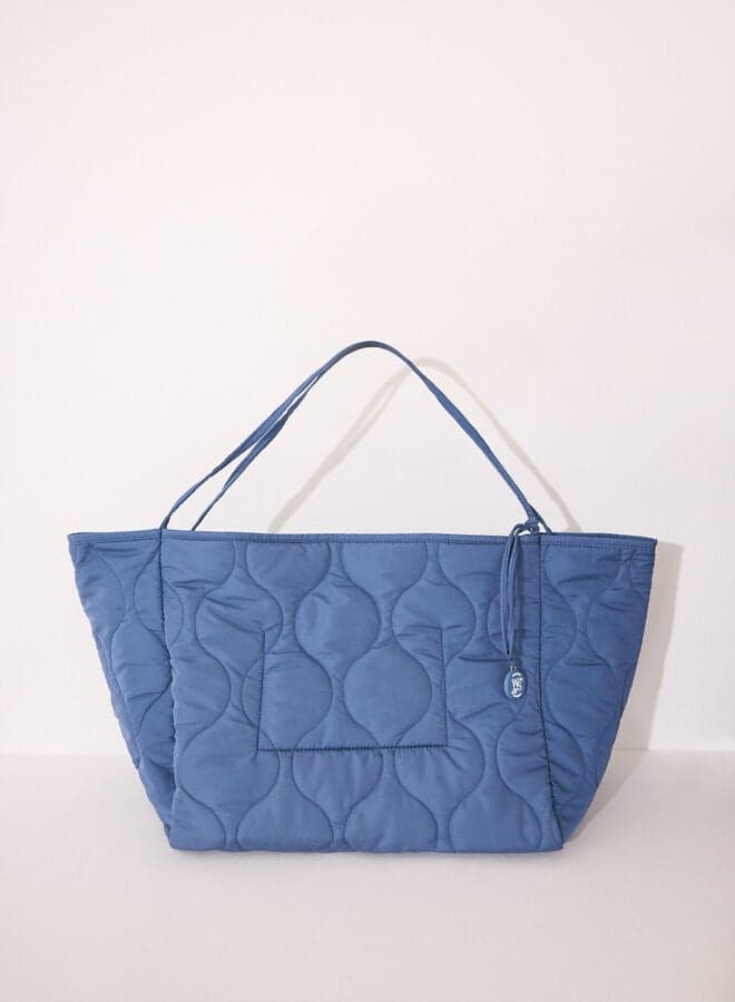 women'secret LIGHT BLUE Elegance: Large Reversible Handbag - Image 1