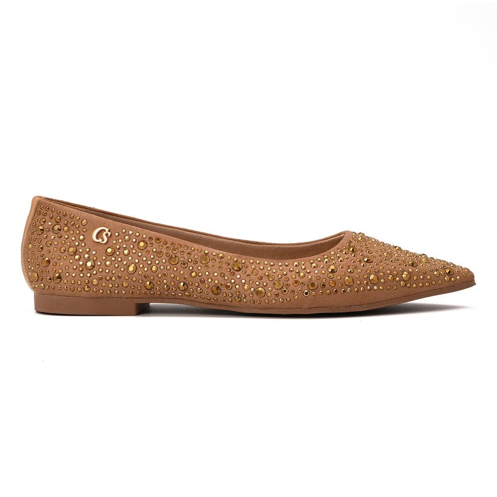 Honey Mel Classic Shine Ballet Flat Sandals - Image 1