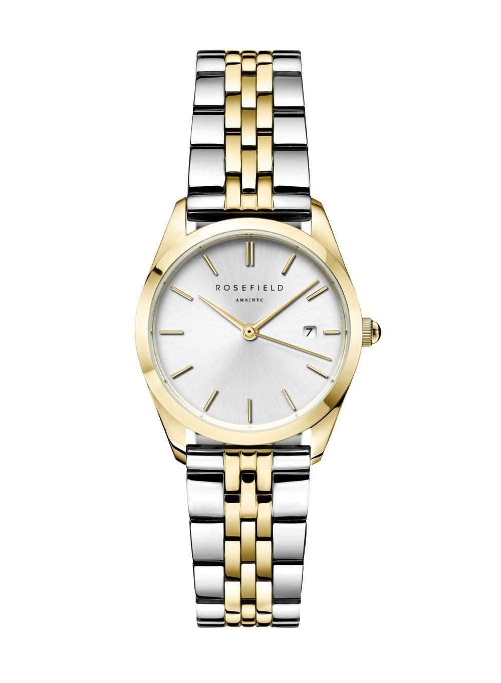 RoseField Ace XS Silver Gold Duotone Elegant Watch - ASDSSG-A16 - Image 1