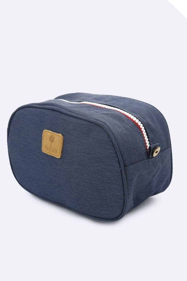 Faguo Navy Washbag: Sleek, Sustainable Elegance - Image 1