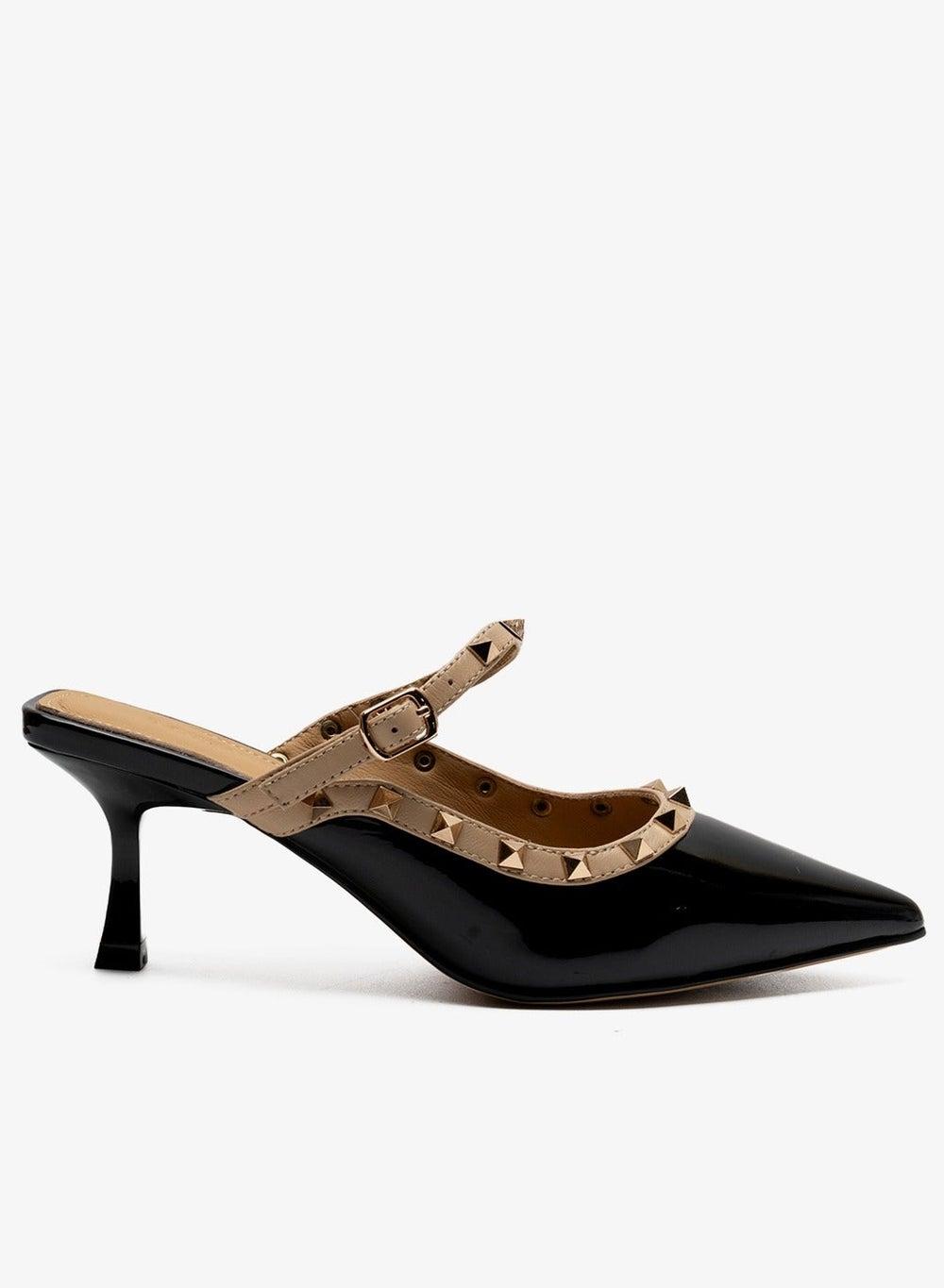 Electra Beige Leather Pumps: Elegance with Every Step - Image 1