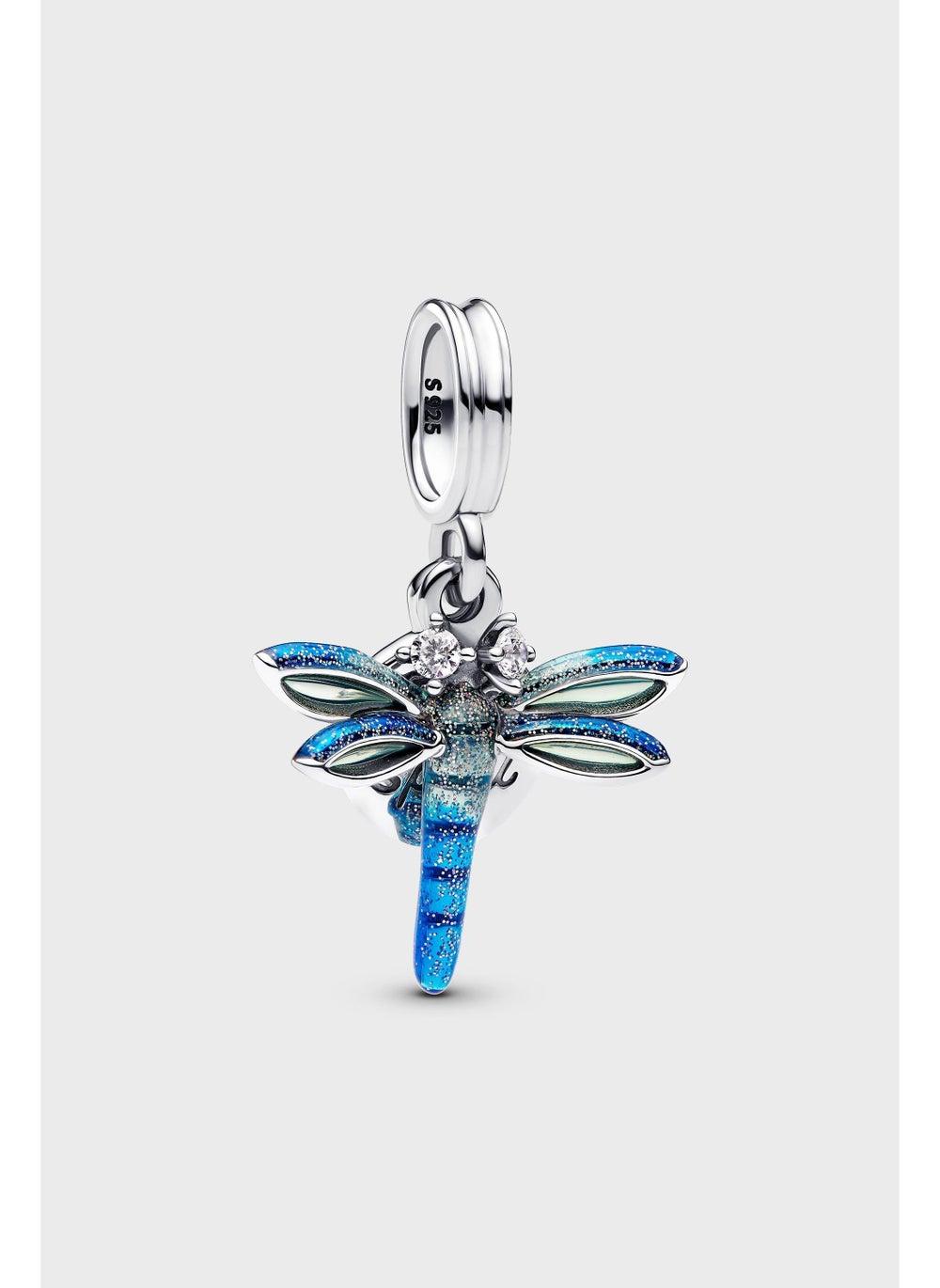 PANDORA Sterling Silver Dragonfly Dangle Charm - Image 1