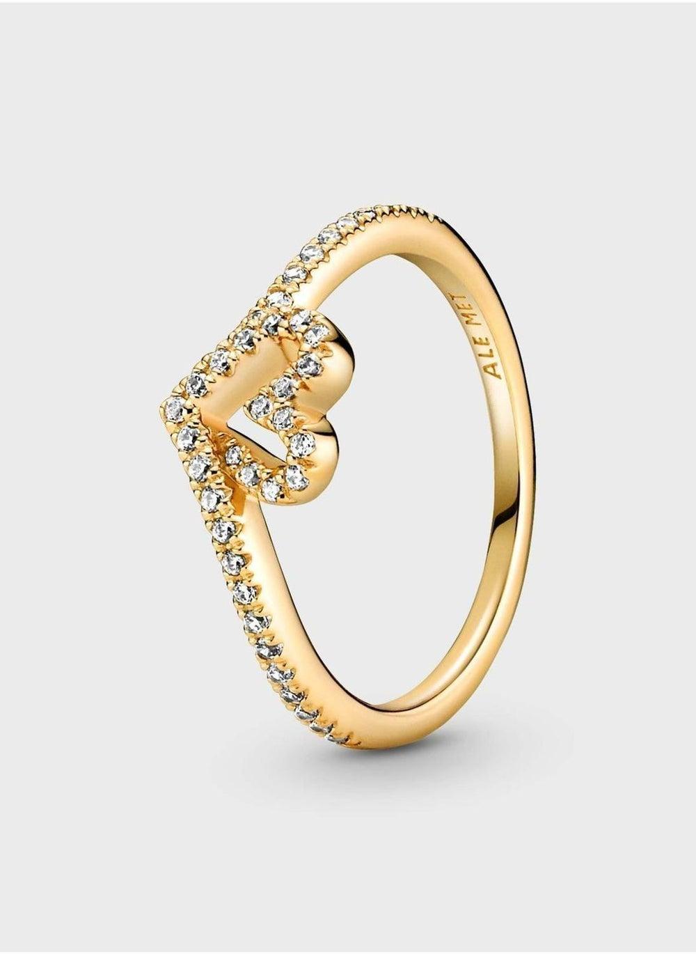 Pandora Timeless Wish Sparkling Heart Women's Ring - Image 1