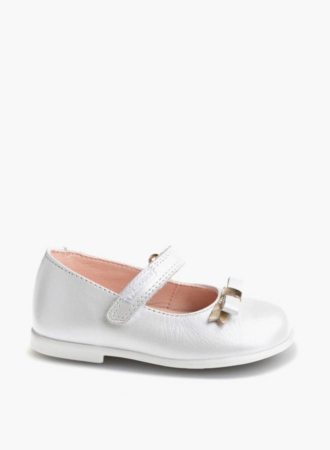 Elegant 58308White Mary Jane Ballerinas for Girls - Image 1