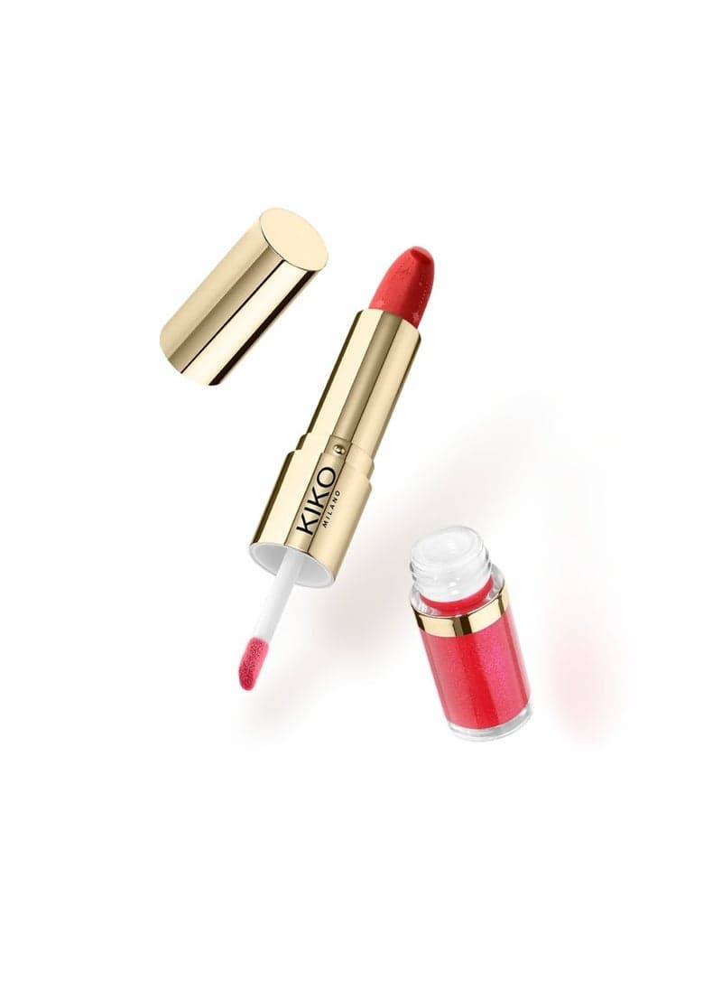 Holiday Wonderlights Duo Lipstick & Gloss in Fancy Red - Image 1