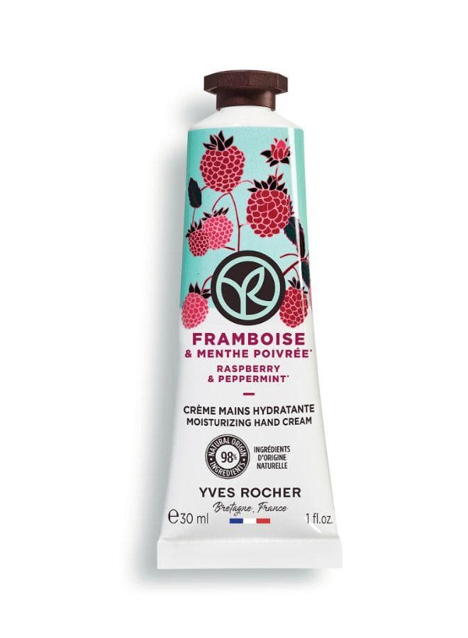 Raspberry Peppermint Hand Cream 30ML - Luxurious Hydration - Image 1