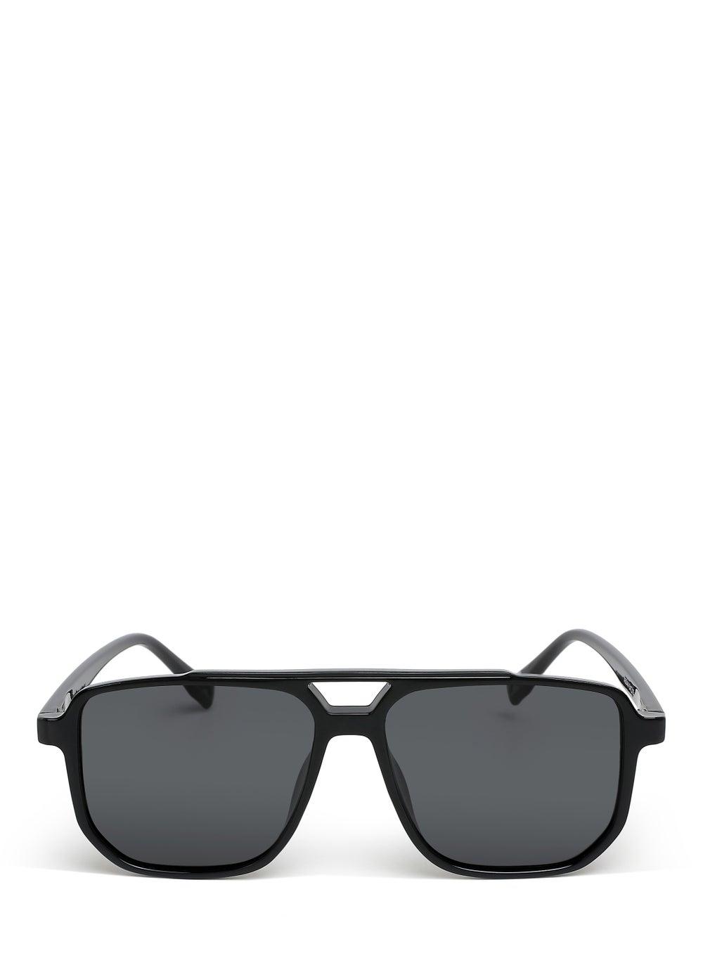London Rag Navigator Sunglasses - Sleek Black Elegance for Women - Image 1