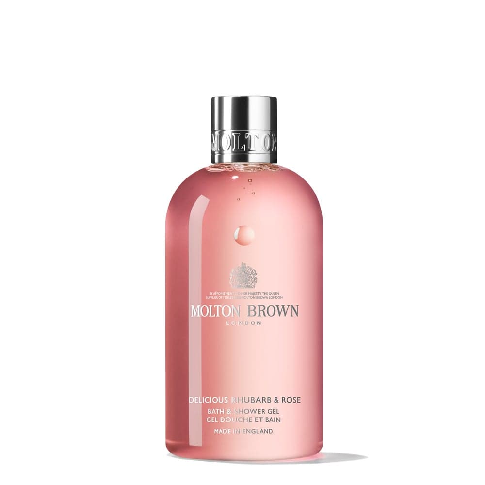 Rhubarb & Rose Luxurious Bath & Shower Gel 300ml - Image 1