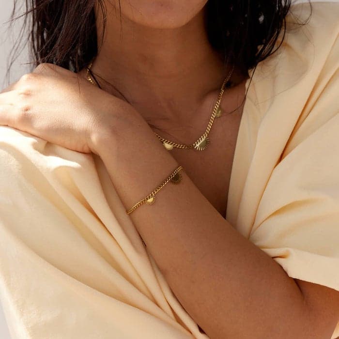 Noya Batur Sunrise 18K Gold Plated Women's Bracelet - Image 1