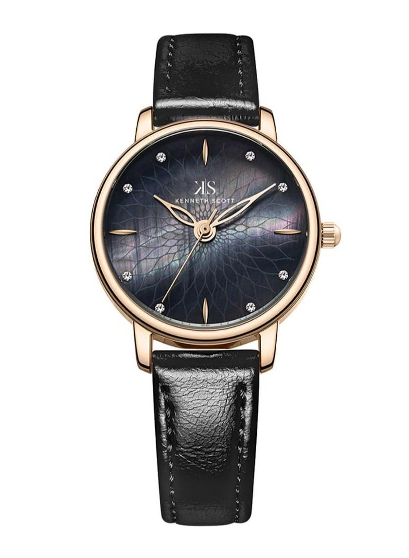 KENNETH SCOTT K22524-KLBMB Elegant Rose Gold Women's Watch - Image 1