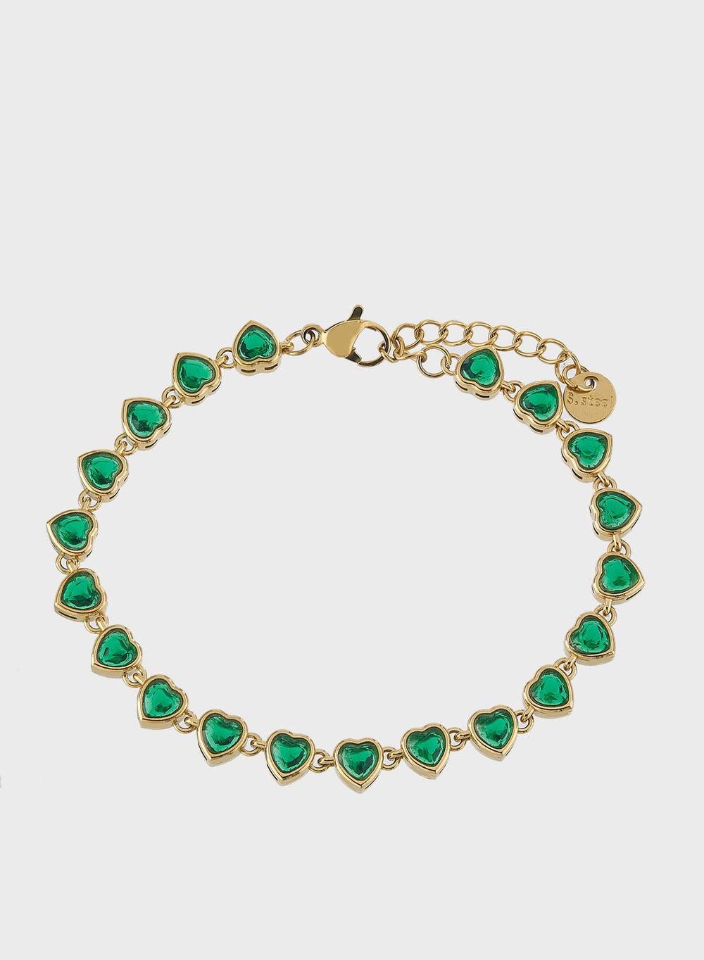 Staurtz Crystal Heart Bracelet - Elegance Redefined - Image 1
