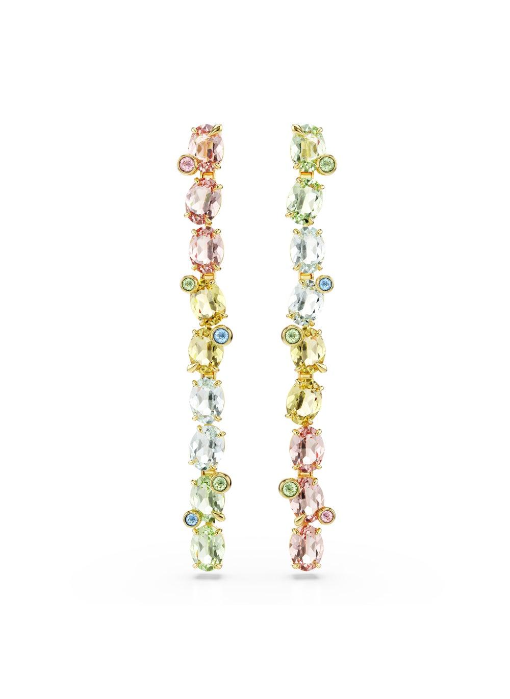 SWAROVSKI Gema:Pe Multi-Hued Long Drop Earrings - Image 1