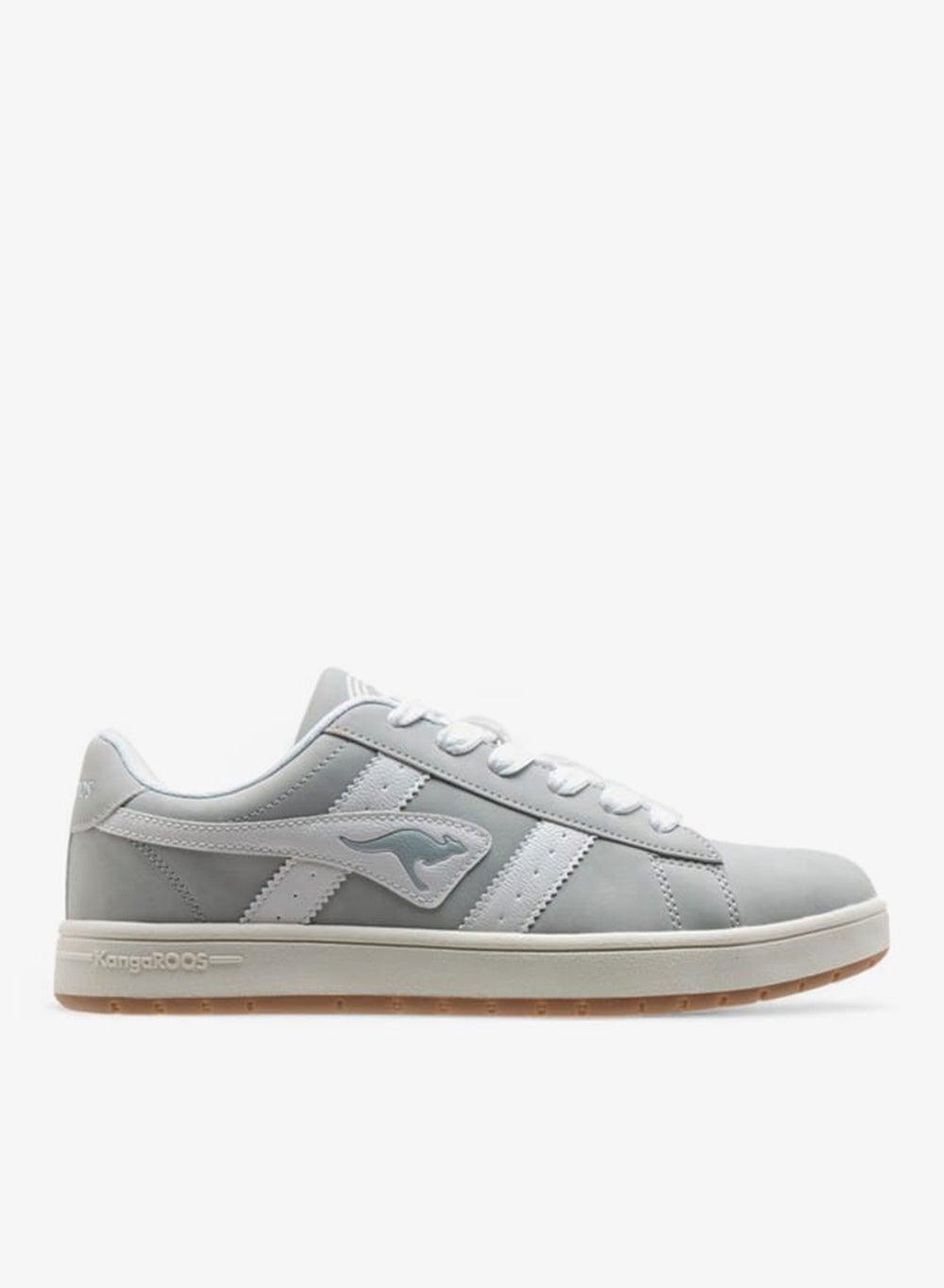 Sleek Men's 80035 Mgrey Low-Top Logo Sneakers - Image 1