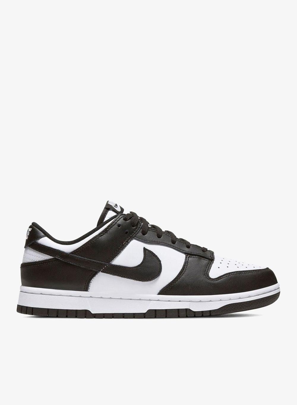 Dunk Low DD1503 101 White/Black Premium Leather Sneakers - Image 1