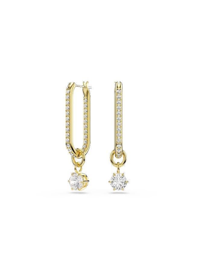 SWAROVSKI Constella Elegance Gold-Tone Drop Earrings - Image 1
