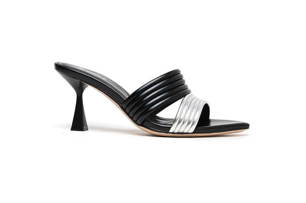 Elegant Comfort Double-Strap Mid Heel Sandals - Image 1