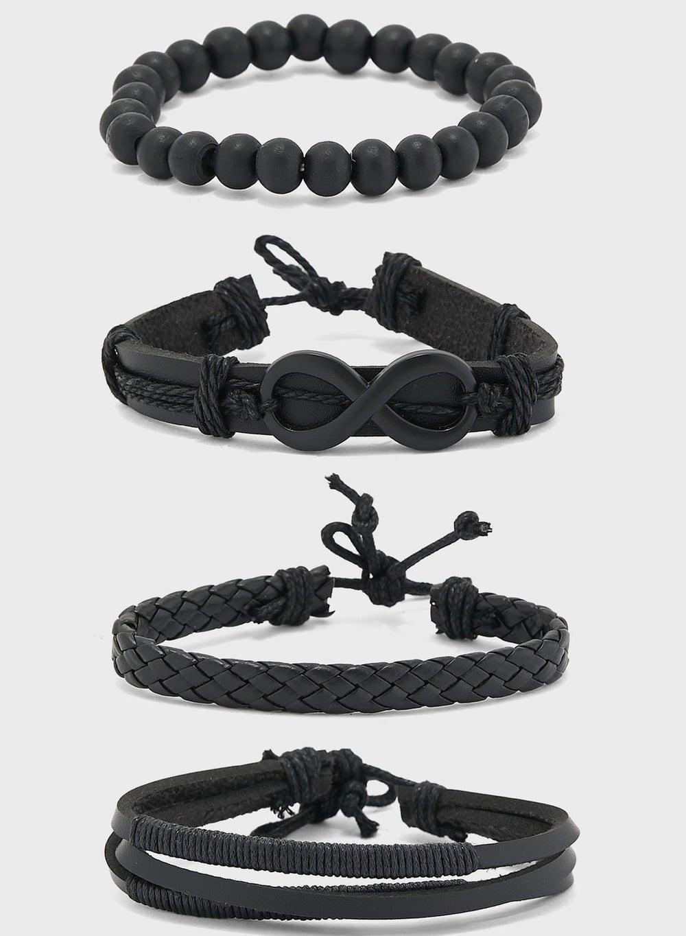 Seventy Five Men's 4-Pack Bracelet Set: Style & Substance - Image 1