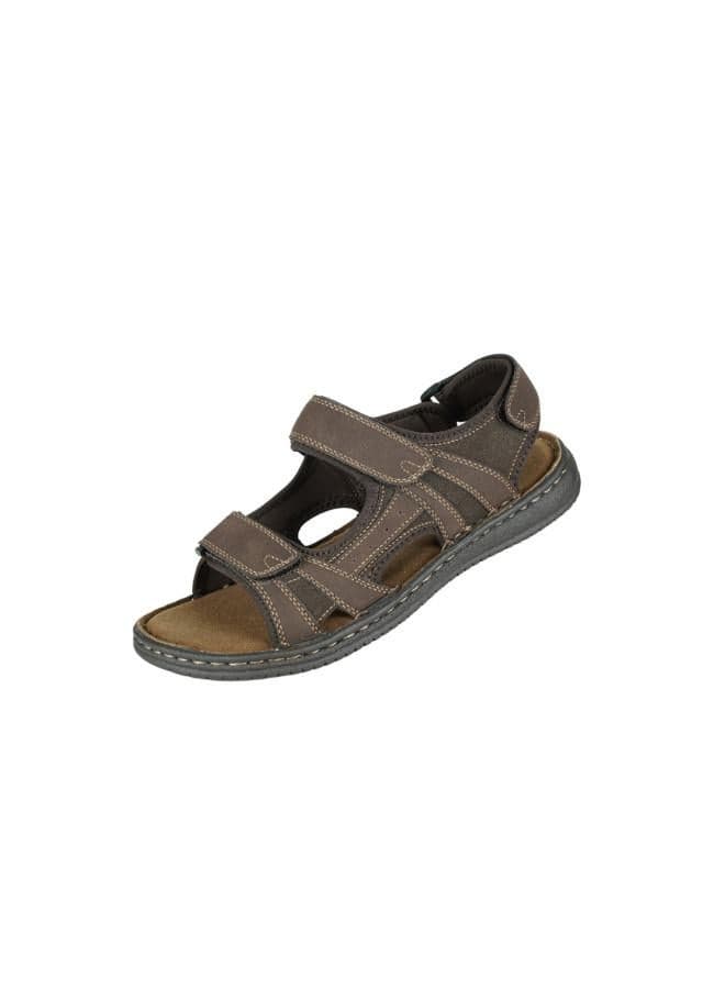 Barjeel Uno 008-3618 Mens Coffee Leather Outdoor Sandals 0778-1 - Image 1