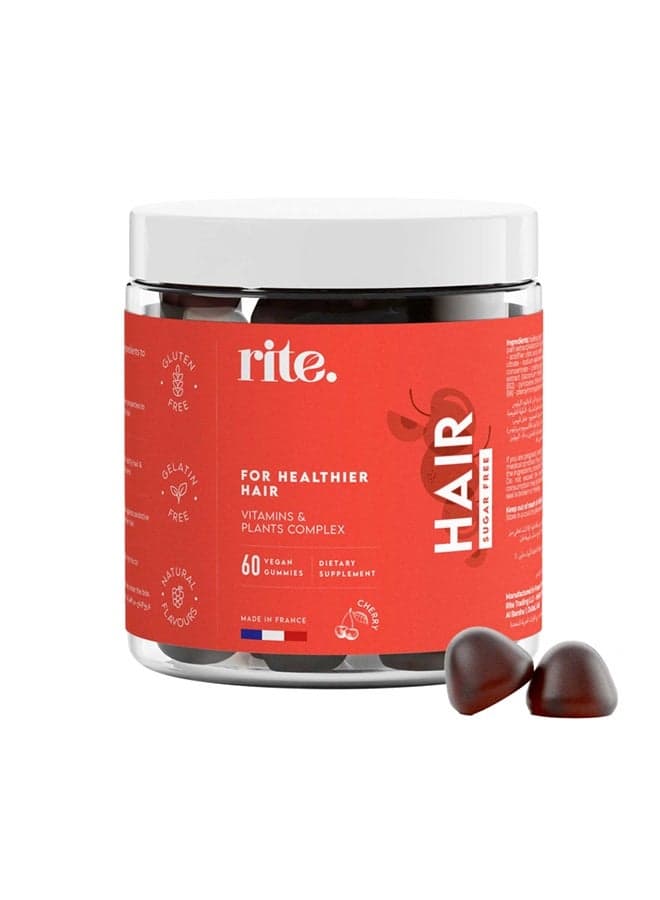 Premium Sugar-Free Hair Growth Gummies 60 Ct - Image 1