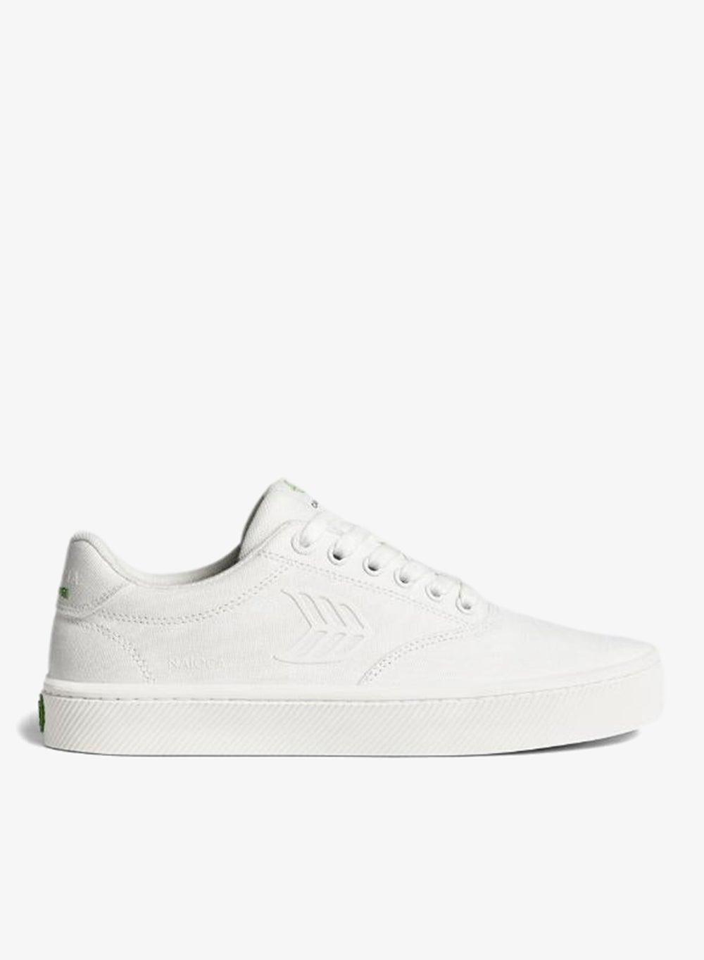 NAIOCA Off-White Canvas Low-Top Sneakers: Ethically Crafted Comfort - Image 1
