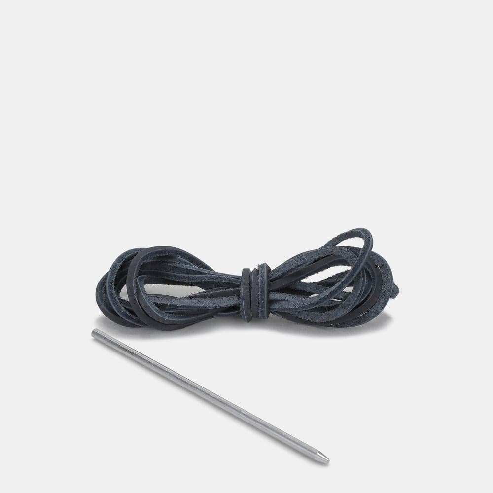Versatile Blue Boat Shoe Laces with Easy Installation Tool - Image 1