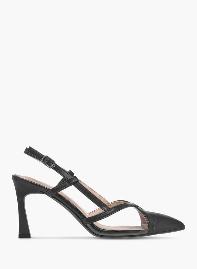 Elegant Slingback Stilettos 24H1155Black in Classic Black - Image 1
