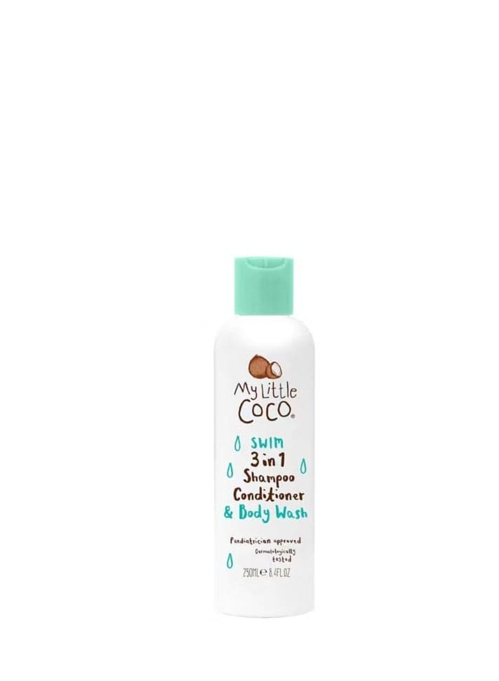 Swim 3-in-1 Coconut & Strawberry Hair & Body Wash 250ml - Image 1