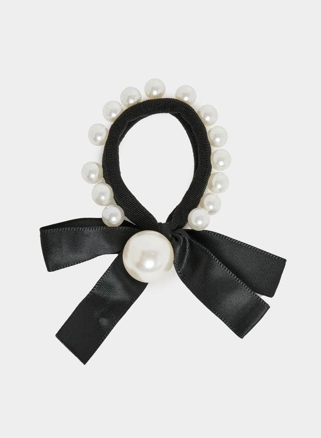 Elegant Pearl Enchantment Hair Tie - Model 7009685936 - Image 1