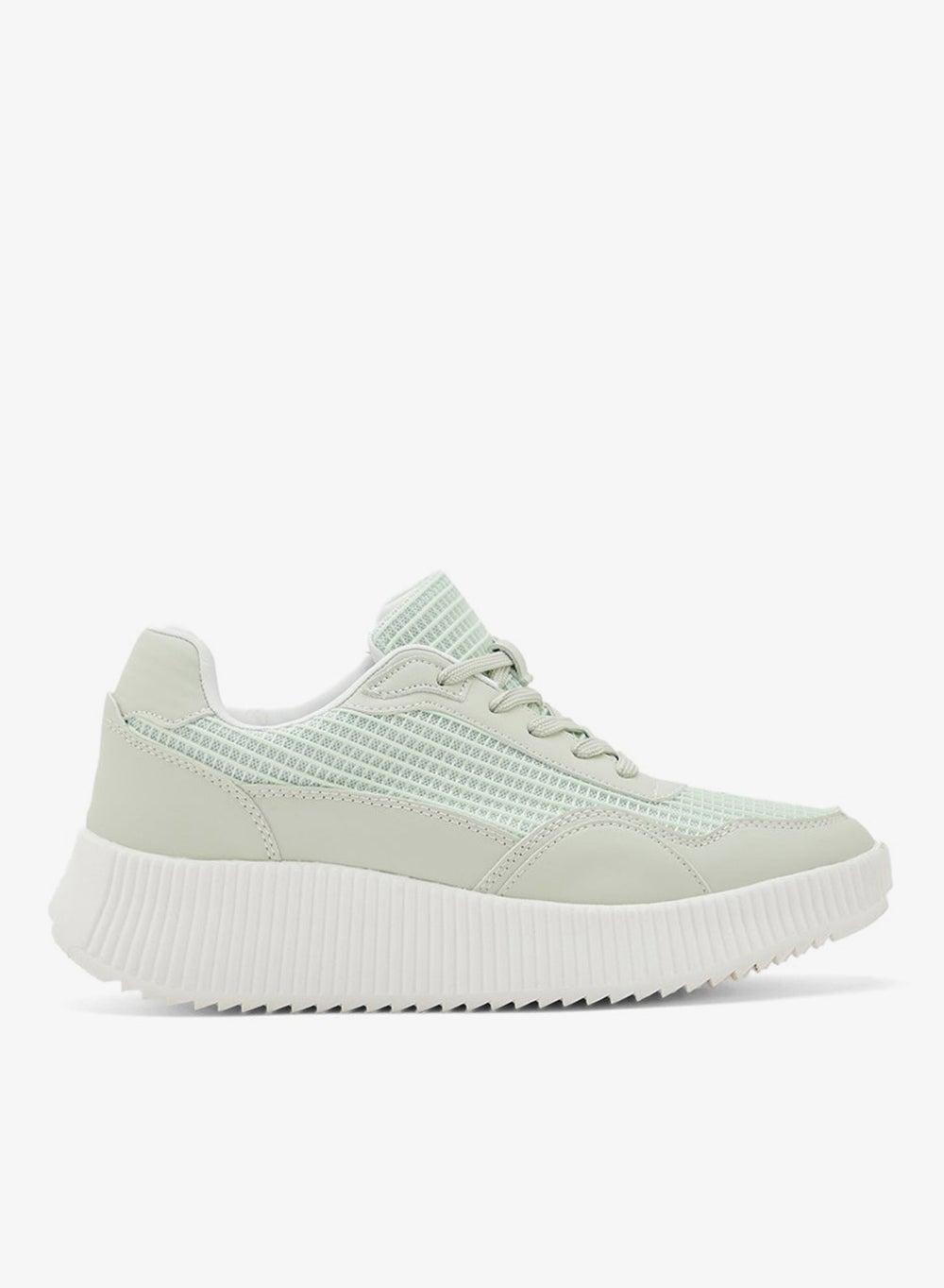 N7 Mesh Elegance Low-Top Sneakers in Light Blue - Image 1