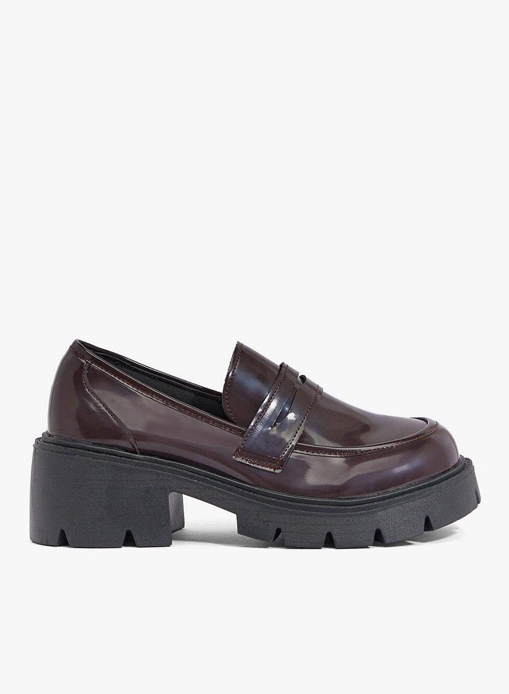 Elevated Elegance Penny Loafers Xz256002 in Rich Brown - Image 1